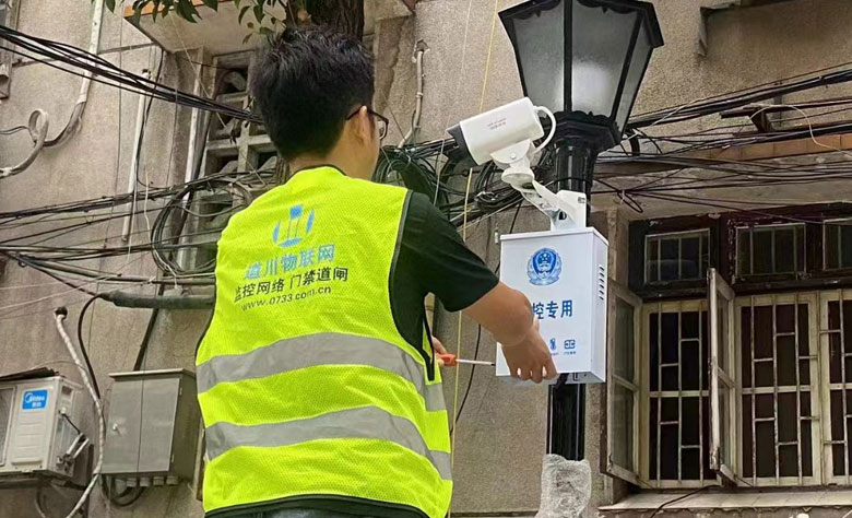 株洲天元区建宁中学配套小区监控改造